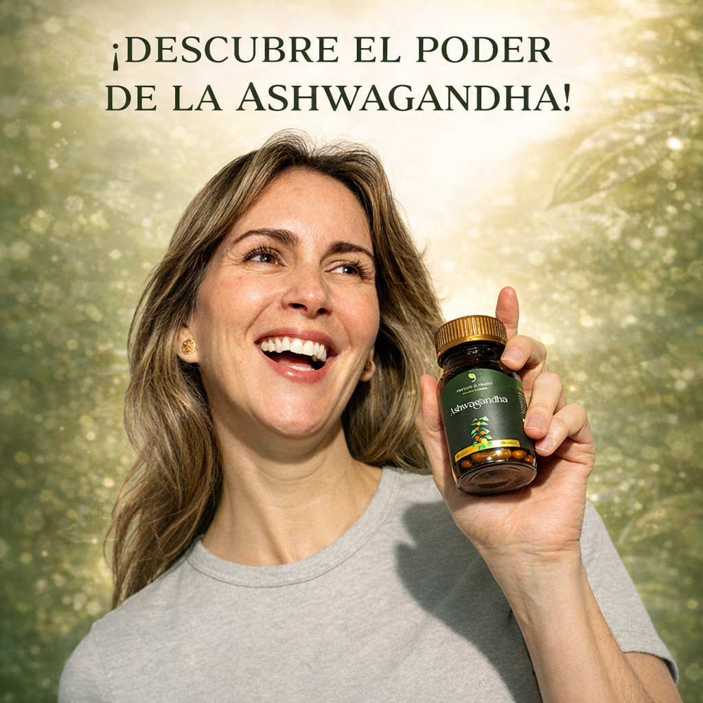 Ashwagandha 500 mg 60 cápsulas – Suplemento natural para estrés, energía y enfoque