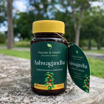 Ashwagandha 500 mg 60 cápsulas – Suplemento natural para estrés, energía y enfoque