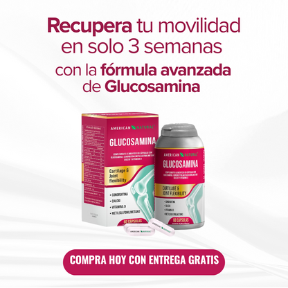 Glucosamina + Condroitina + MSM + Vitamina D3 | Soporte para Cartílago y Flexibilidad