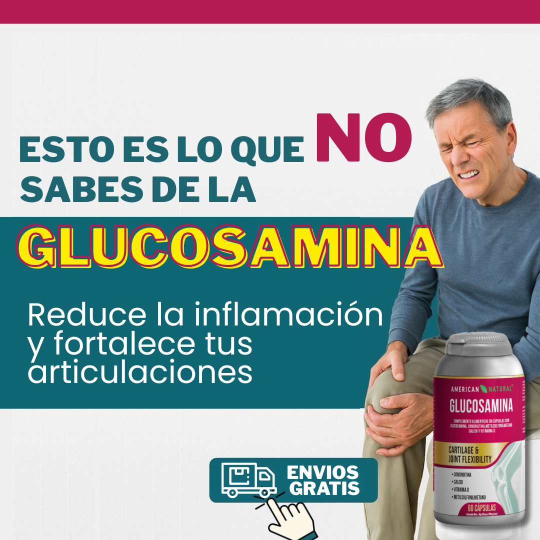 Glucosamina + Condroitina + MSM + Vitamina D3 | Soporte para Cartílago y Flexibilidad