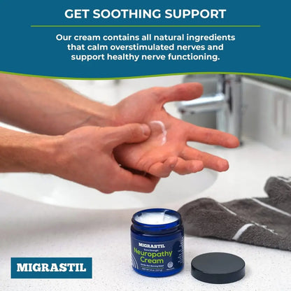 MIGRASTIL Neuropathy Cream | Fórmula Avanzada de Rápida Absorción