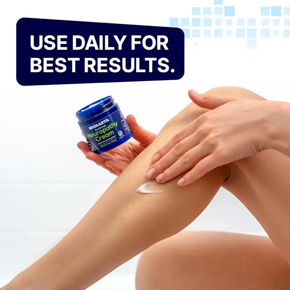 MIGRASTIL Neuropathy Cream | Fórmula Avanzada de Rápida Absorción