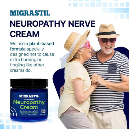 MIGRASTIL Neuropathy Cream | Fórmula Avanzada de Rápida Absorción