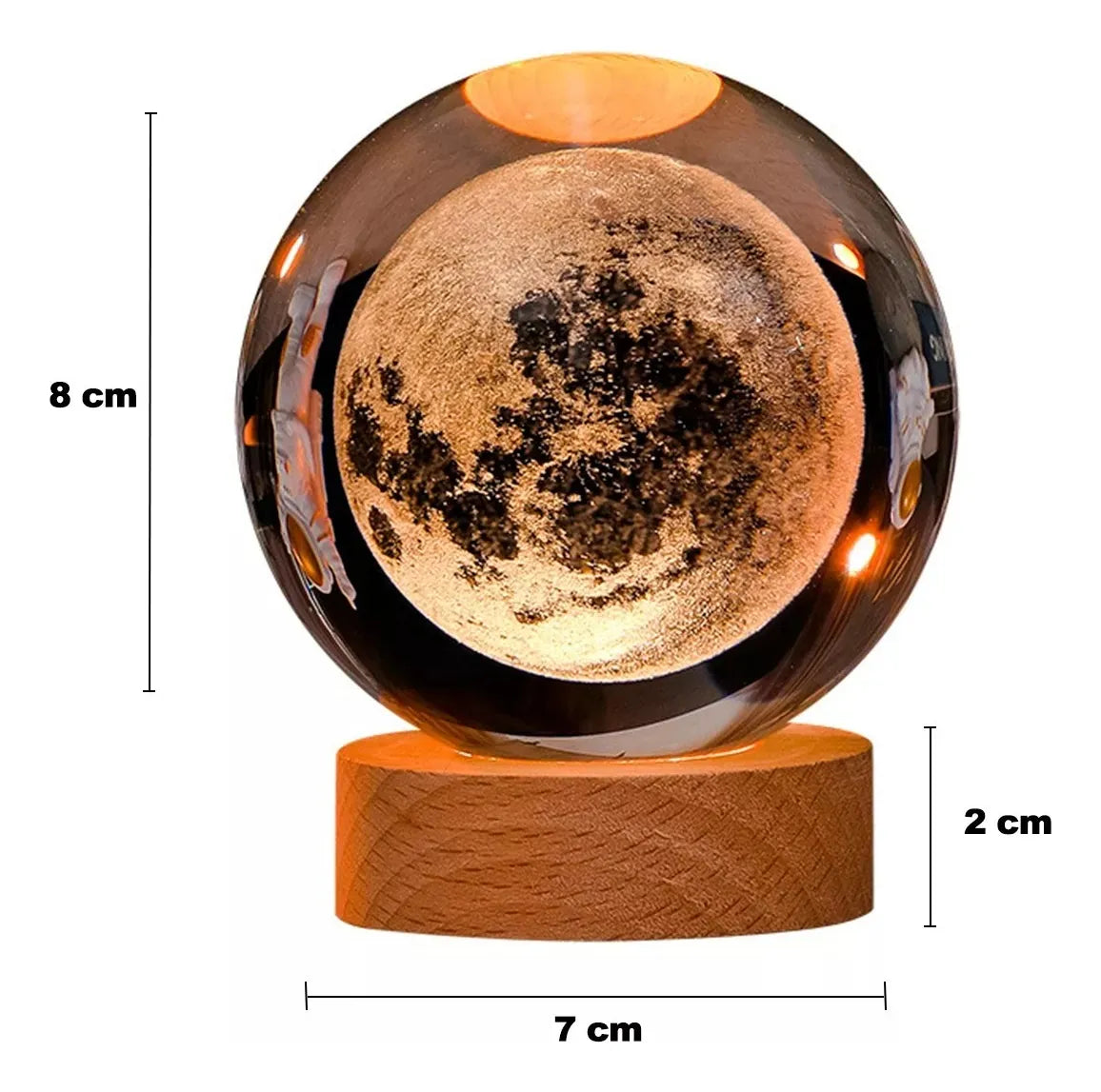 LAMPARA LUNA LLENA 3D FLOTANTE – Tsunami Store