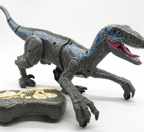 DINOSAURIO VELOCIRAPTOR CON CONTROL REMOTO