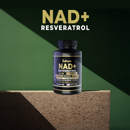 NAD+ + Resveratrol Liposomal 1500 mg – Fórmula Antioxidante de Alta Absorción | 100 Cápsulas