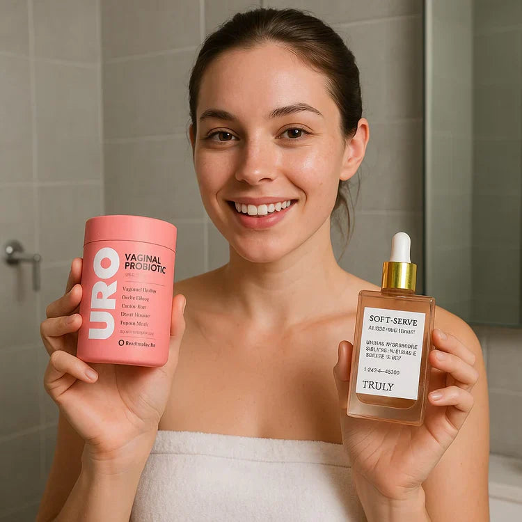 Pack Cuidado Íntimo Premium – Equilibrio Vaginal + Piel Suave (URO + Truly Soft)