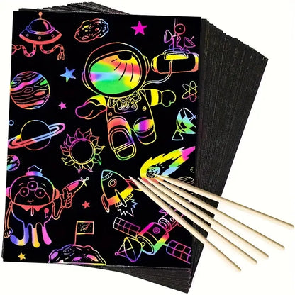 RAINBOW SCRATCHBOOK PARA NIÑOS