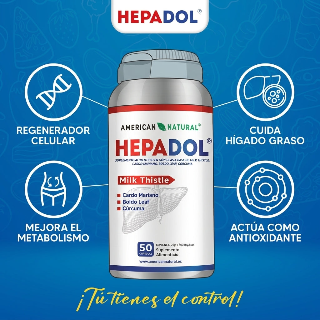 Hepadol American Natural | Apoyo Hepático y Salud del Hígado