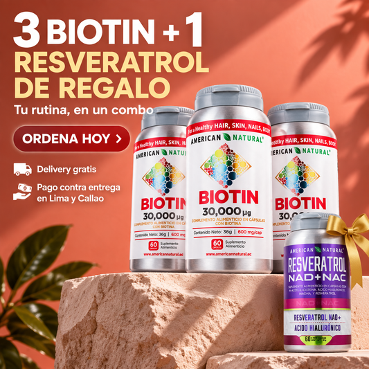 3 BIOTIN+ 1 RESVERATROL
