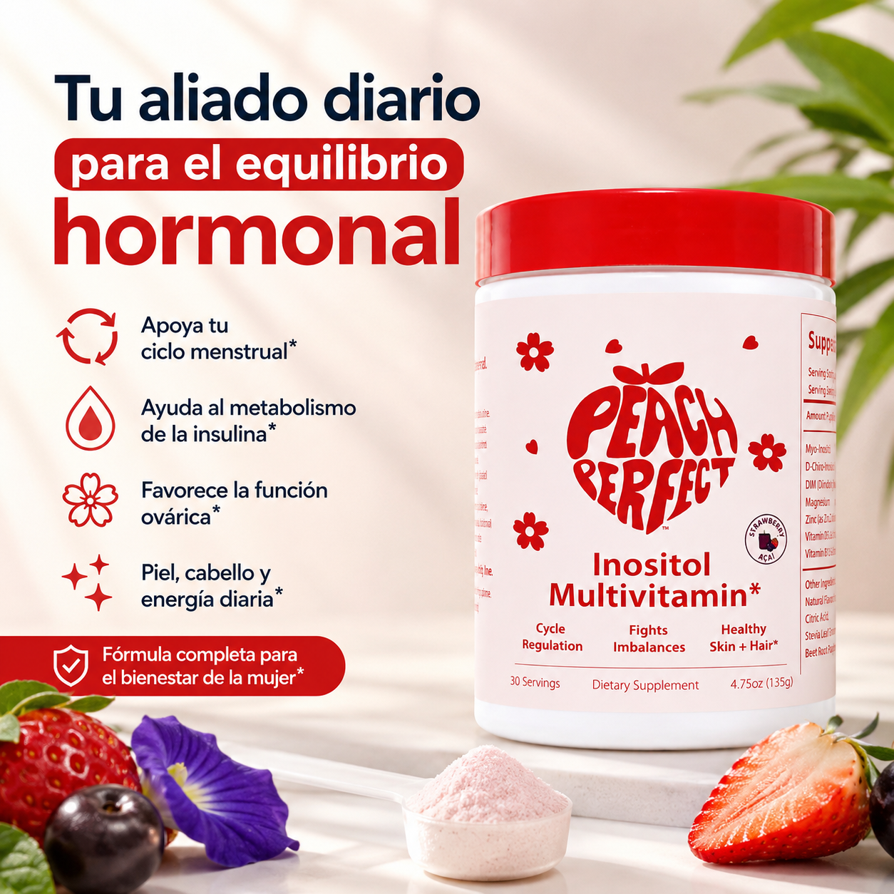 PEACH PERFECT POLVO 135G