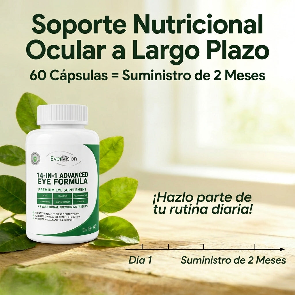EverVision 14 en 1 | Luteína, Zeaxantina y Arándano para la Visión