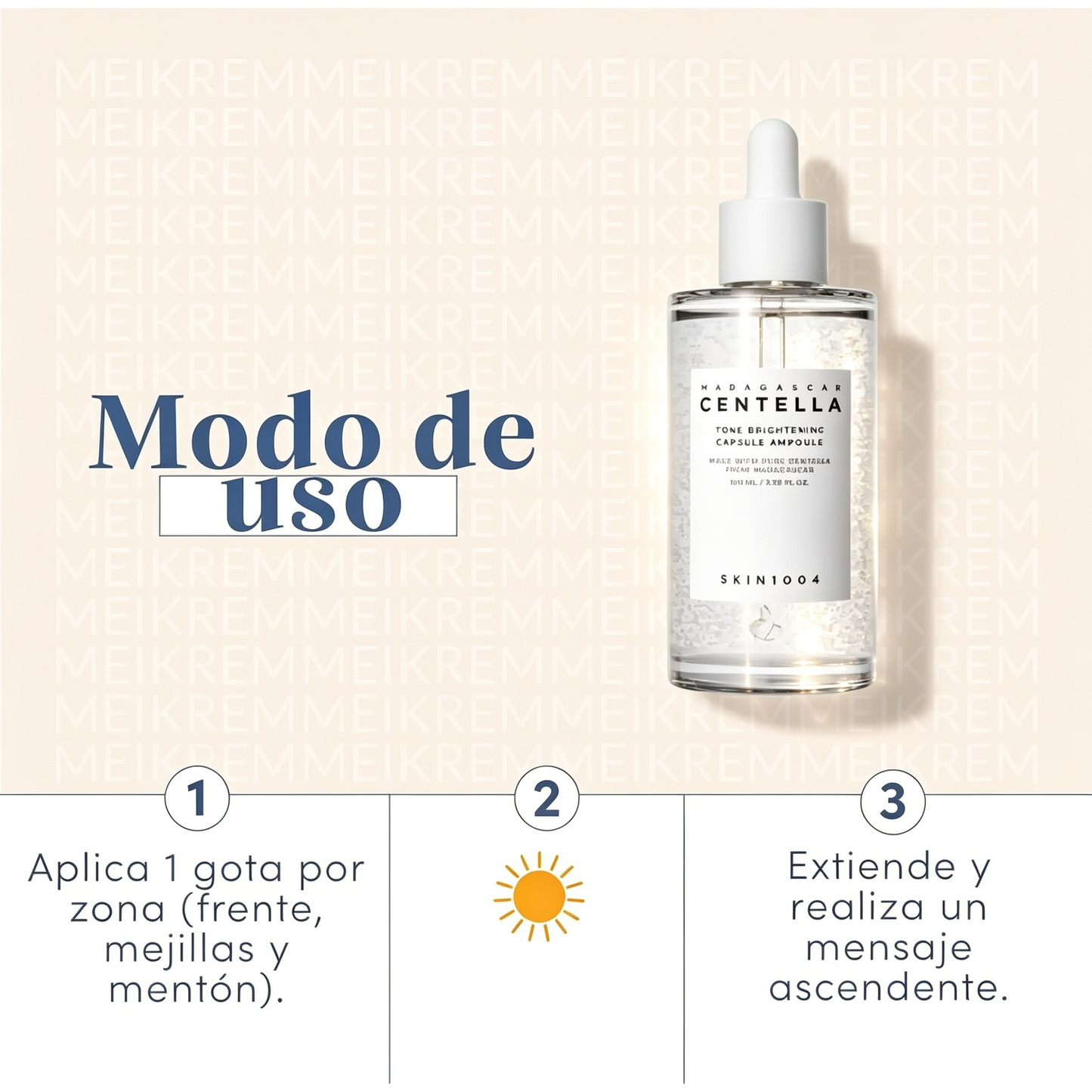 KR132-Madagascar Centella Ampolla iluminadora 100ml Skin1004