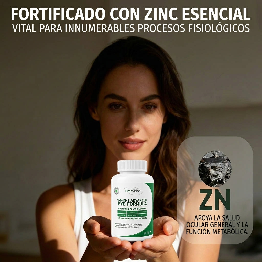 EverVision 14 en 1 | Luteína, Zeaxantina y Arándano para la Visión