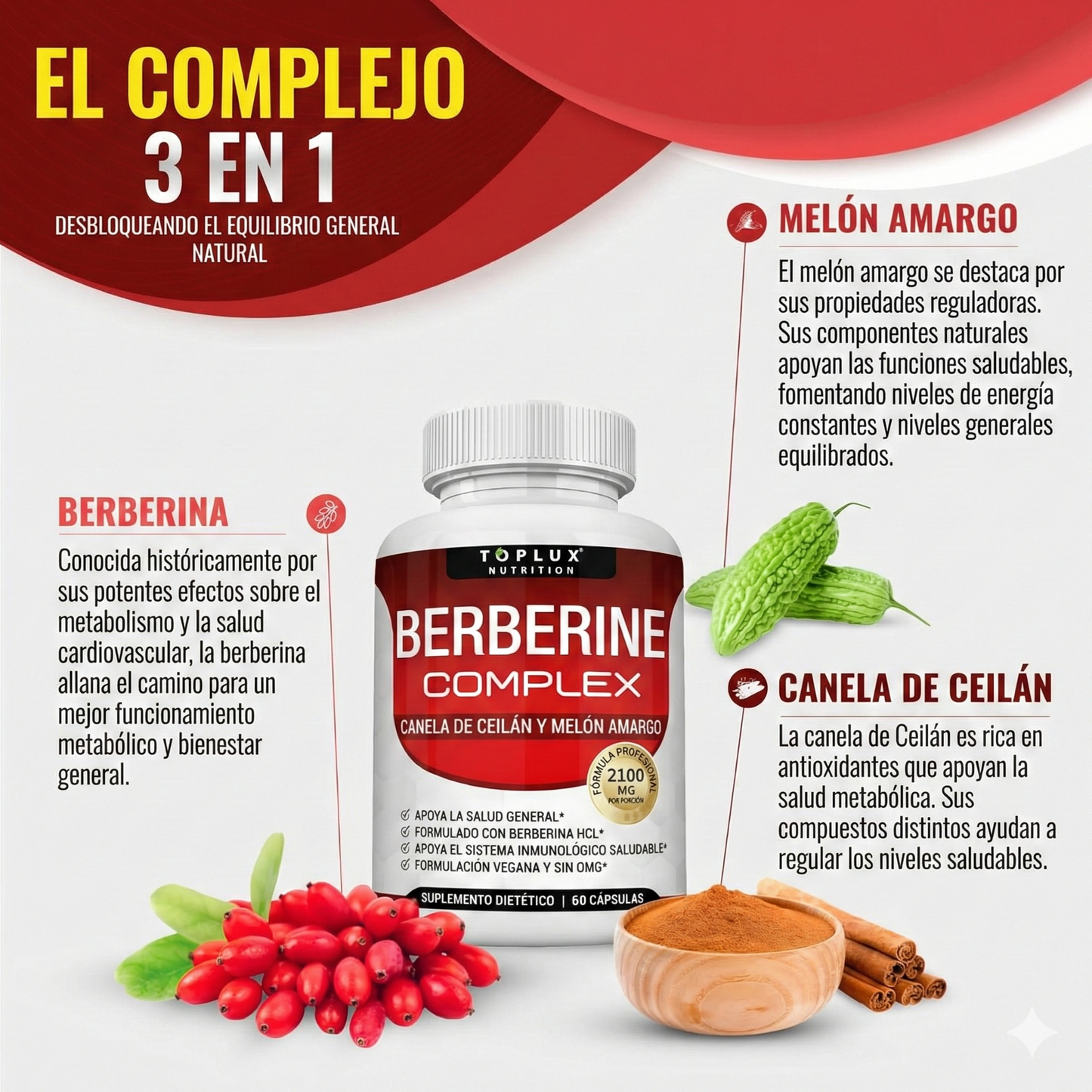 BERBERINE EXTRACT – TOPLUX NUTRITION