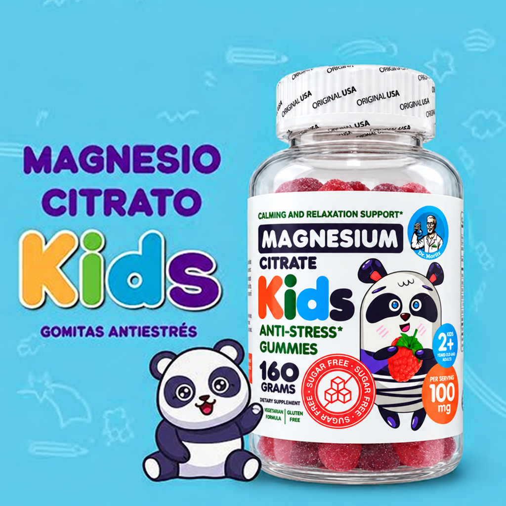 Magnesium Citrate Kids | Citrato de Magnesio en Gomitas 160 g