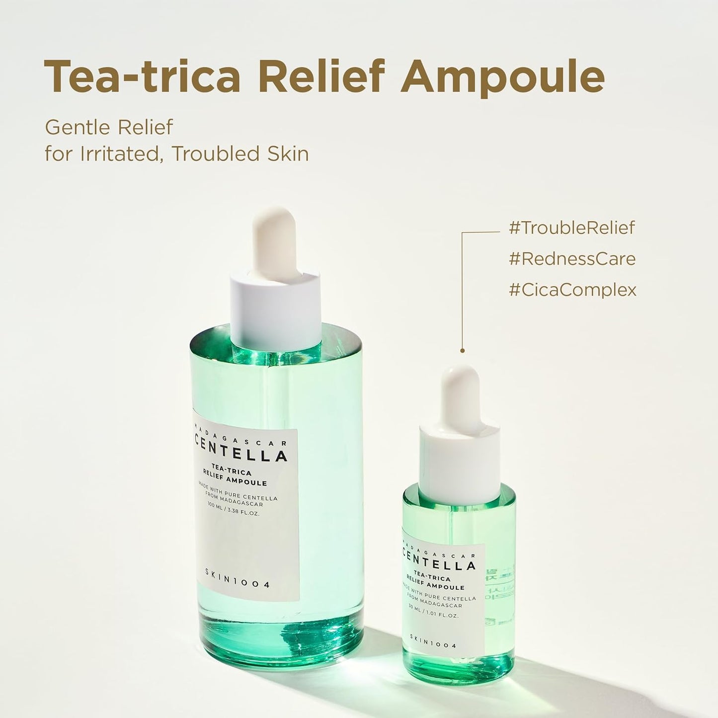 SKIN1004 Madagascar Centella Ampoule Kit | 4 Ampollas para Calma, Poros y Manchas