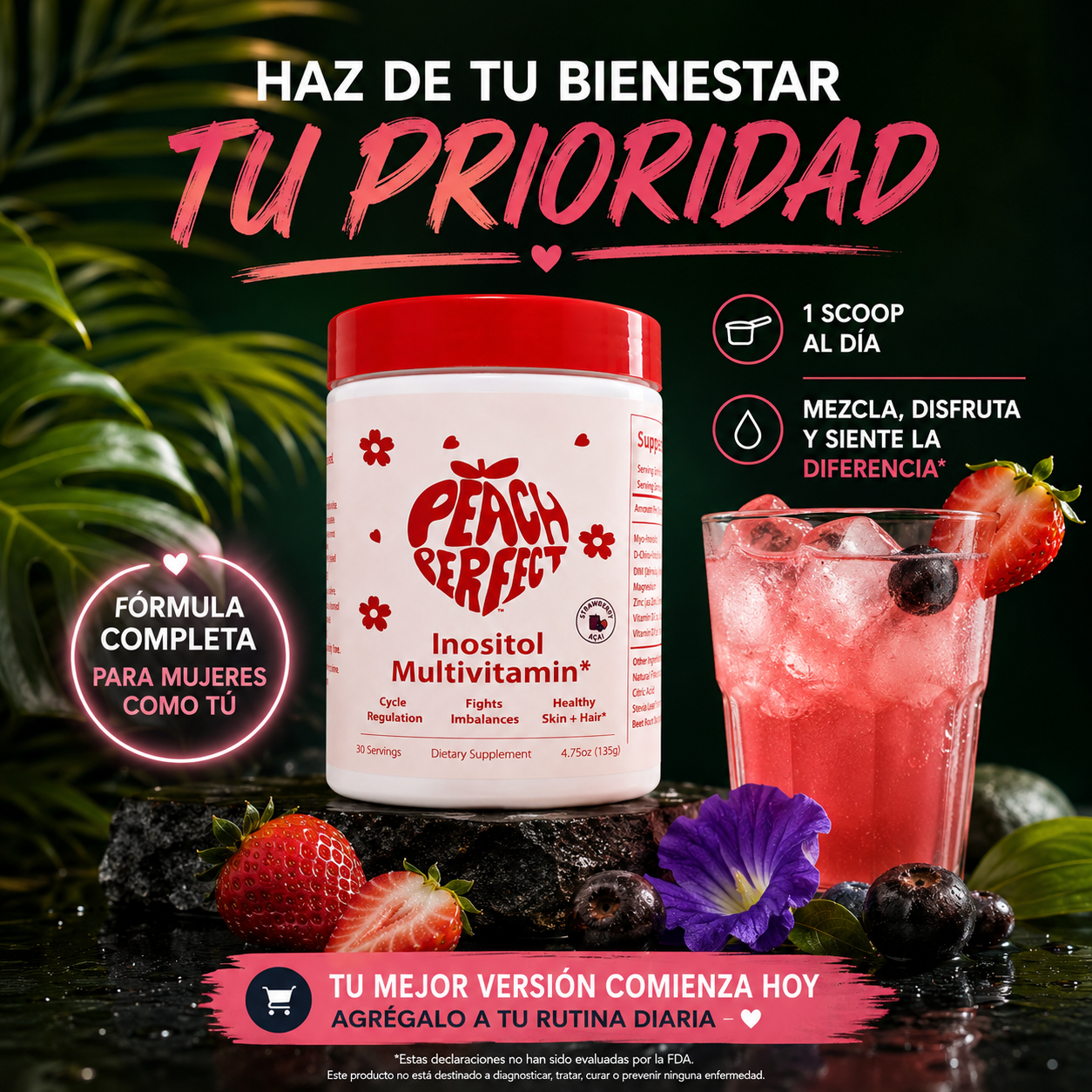 PEACH PERFECT POLVO 135G