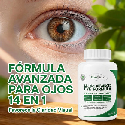 EverVision 14 en 1 | Luteína, Zeaxantina y Arándano para la Visión