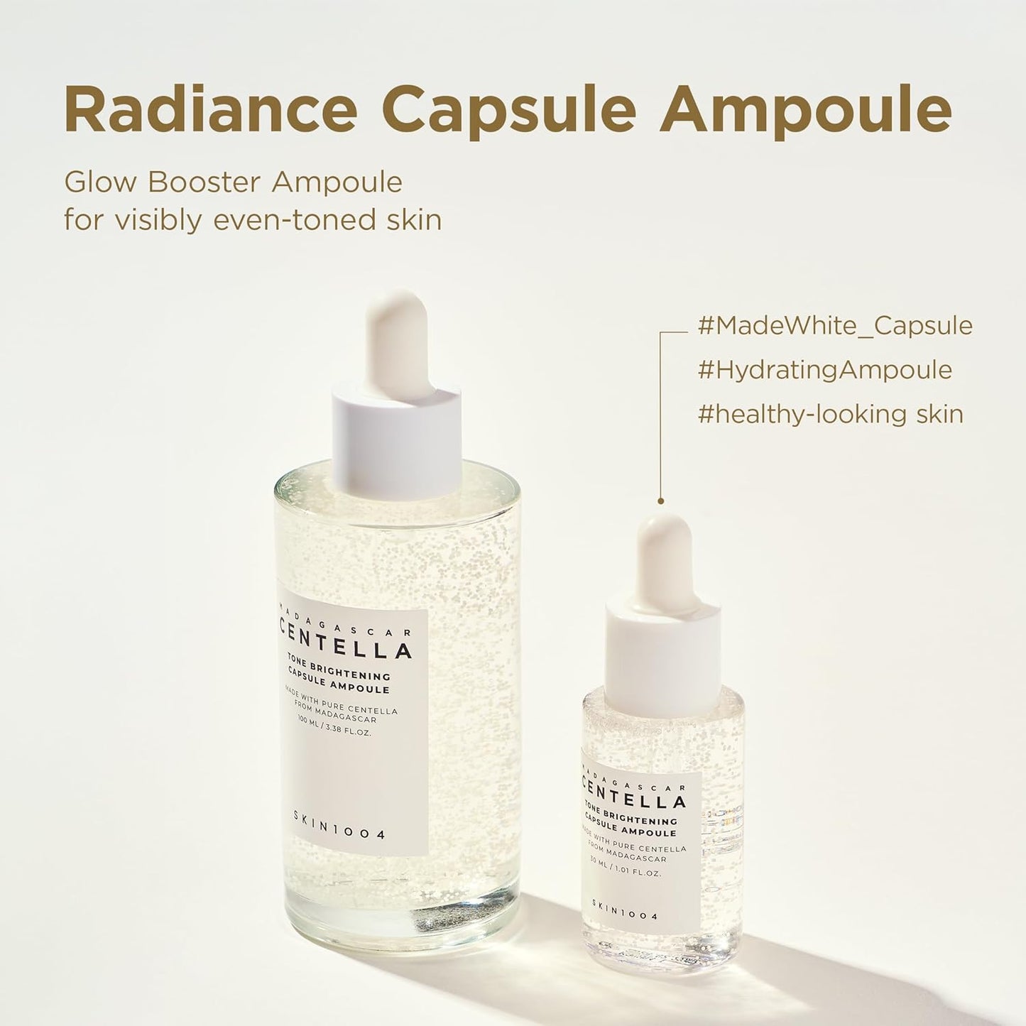 SKIN1004 Madagascar Centella Ampoule Kit | 4 Ampollas para Calma, Poros y Manchas