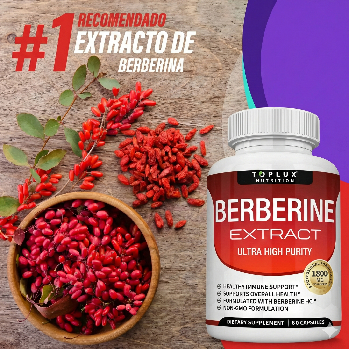 BERBERINE EXTRACT – TOPLUX NUTRITION
