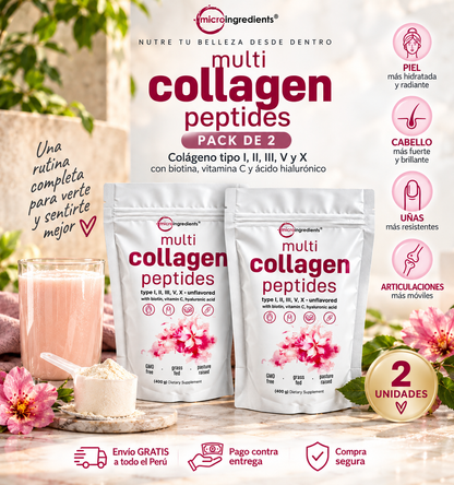 MULTI COLLAGEN PEPTIDES FUNDA 400G
