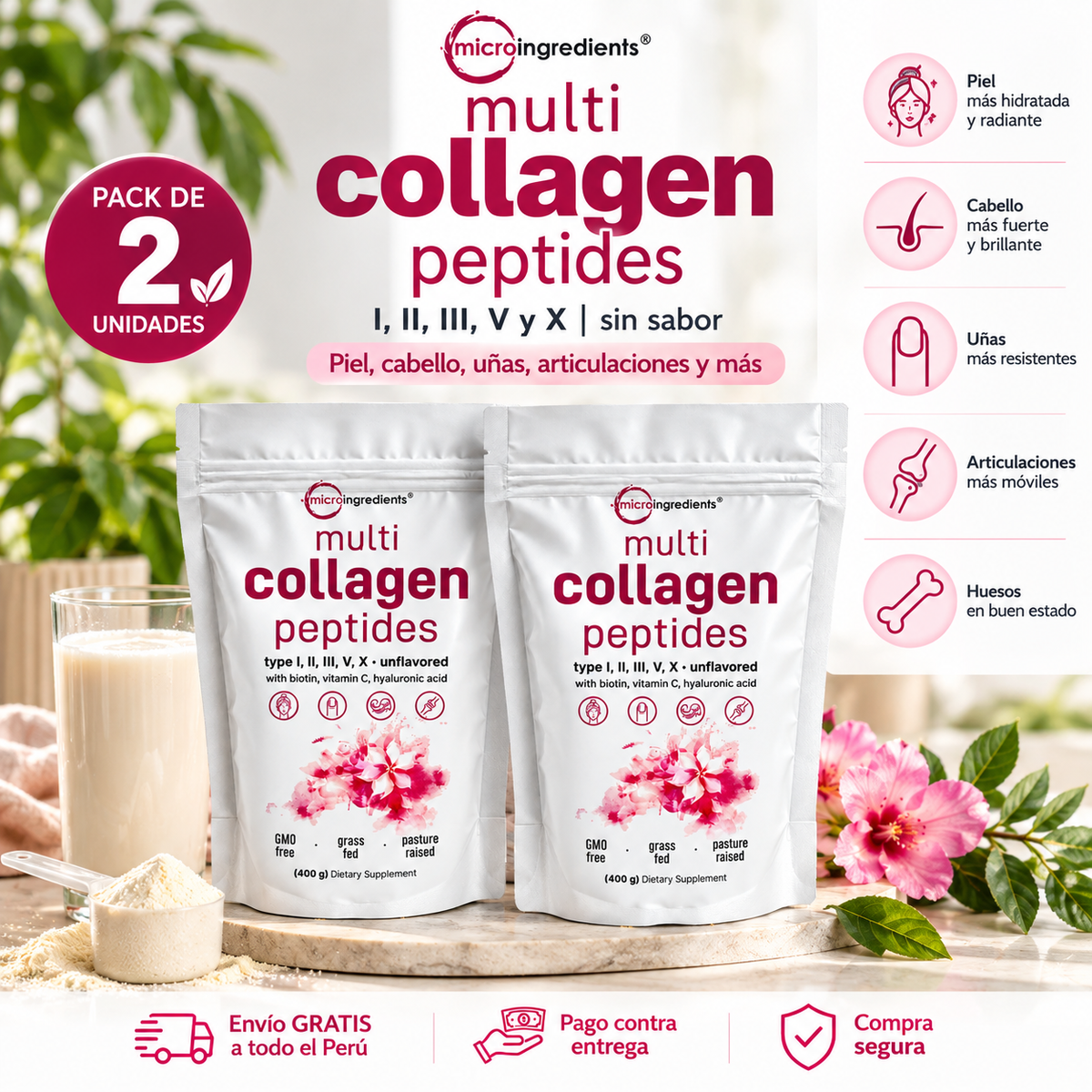 MULTI COLLAGEN PEPTIDES FUNDA 400G