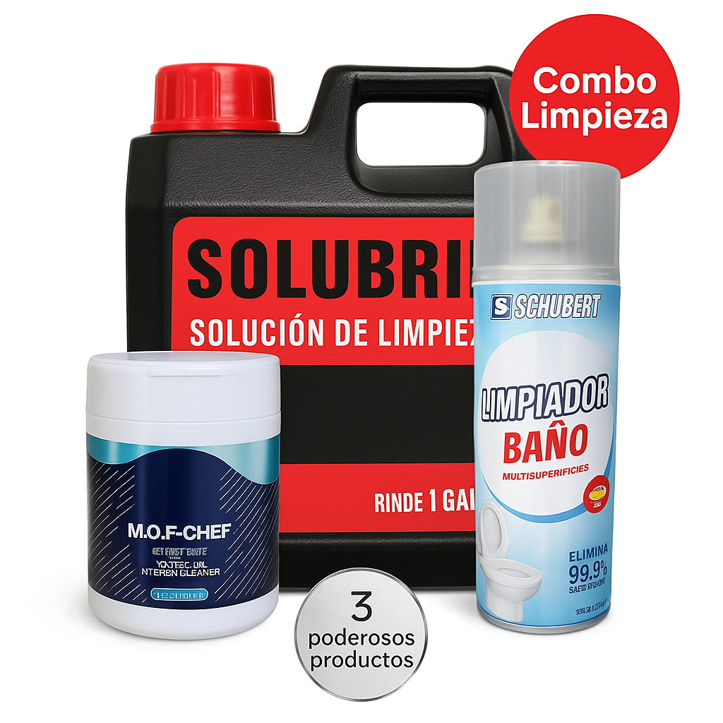 COMBO LIMPIEZA, 3 PODEROS PRODUCTOS