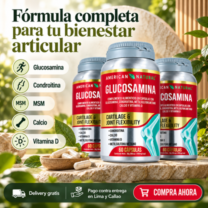 3 GLUCOSAMINA + 1 BIOTIN
