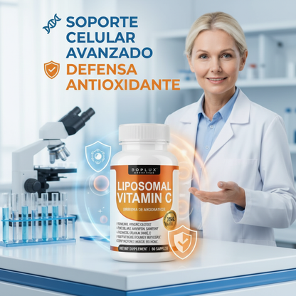 Vitamina C Liposomal TOPLUX Nutrition 2100 mg – 90 Cápsulas – Absorción Superior y Defensa Inmune