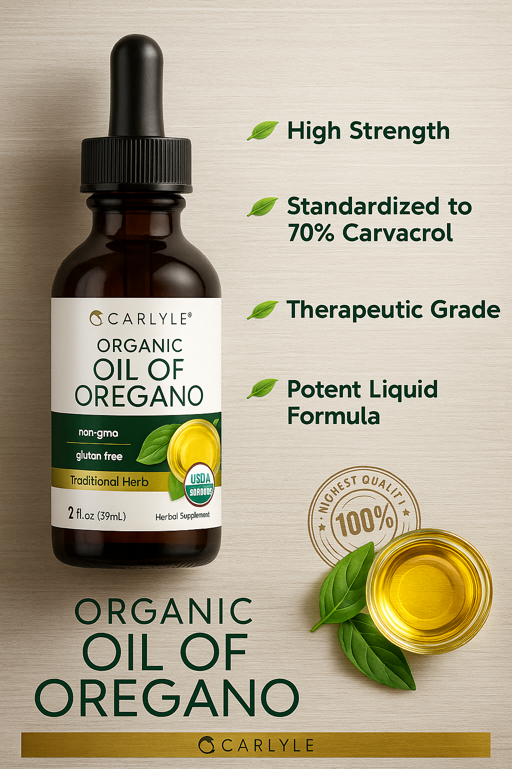 ACEITE DE ORÉGANO - ORGÁNICO