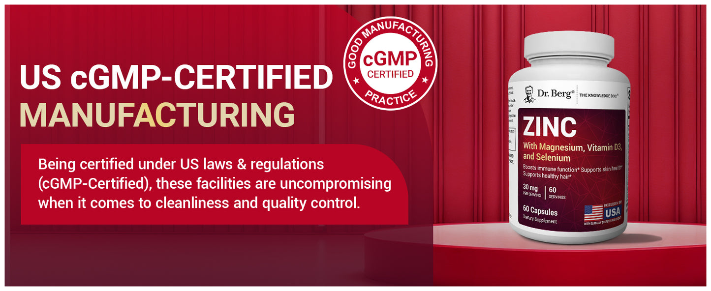DR BERG. ZINC 60 cápsulas