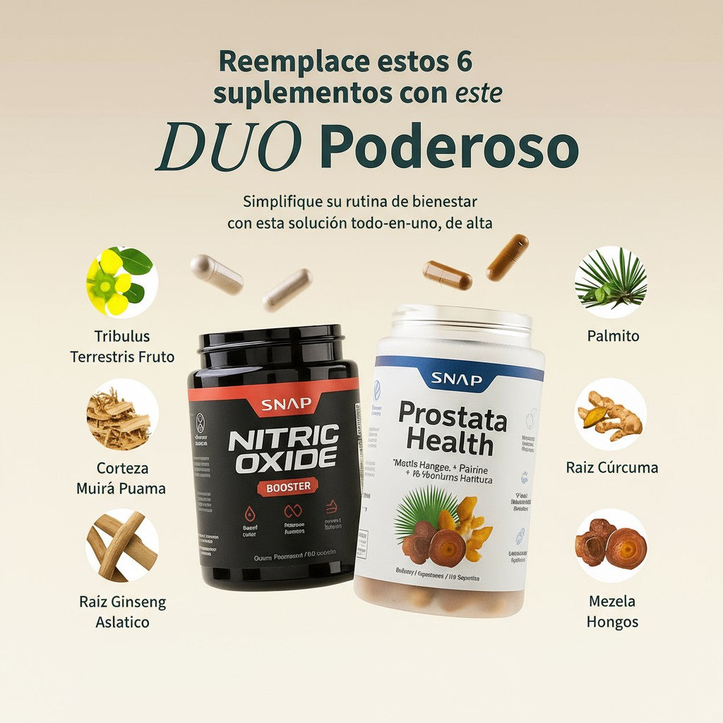 DÚO NITRIC OXIDE + PROSTATE HEALTH