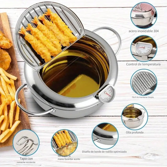 OLLA JAPONESA PARA FRITURAS 3.4L