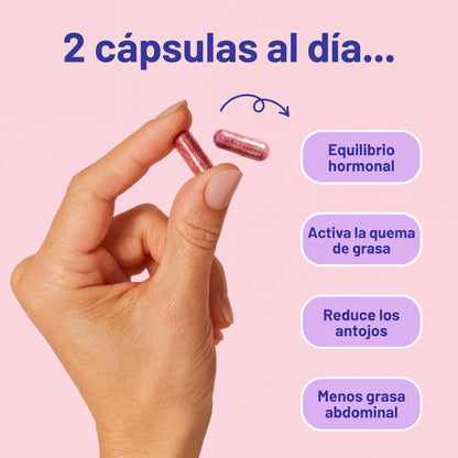MENO Vitaminas para la menopausia | 60 cápsulas con Ashwagandha, Black Cohosh y Vitaminas
