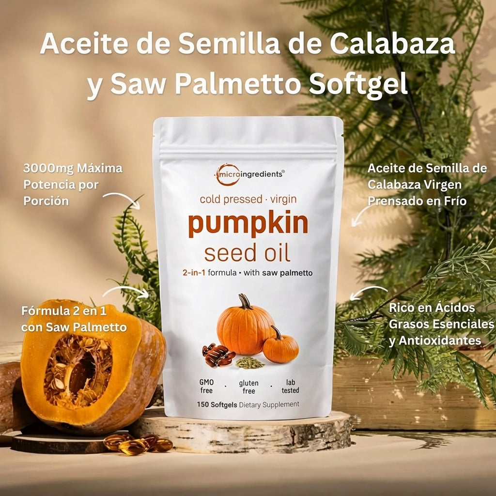 PUMPKIN SEED OIL CALABAZA 150 CAPSULAS