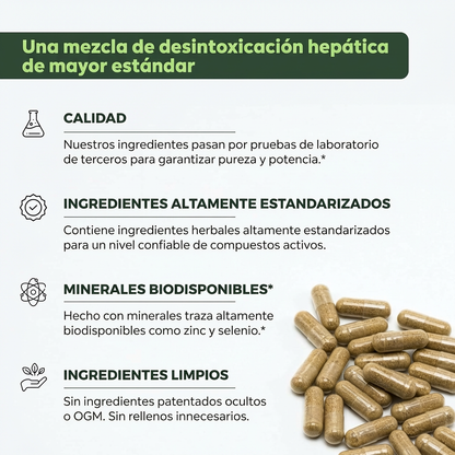 Liver Cleanse & Detox 11 en 1 | Apoyo Natural para el Hígado