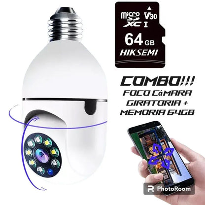 FOCO CAMARA HD GIRATORIO 360°
